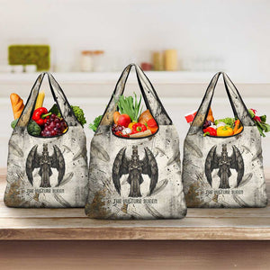 Mut Grocery Bag Vulture Queen Egyptian Mother Goddess Wings Feathers