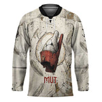 Mut Hockey Jersey Vulture Queen Egyptian Mother Goddess Wings Feathers