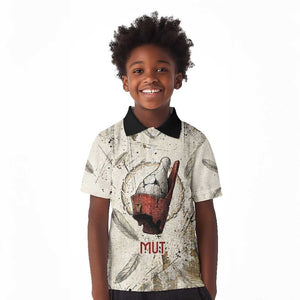Mut Kid Polo Shirt Vulture Queen Egyptian Mother Goddess Wings Feathers