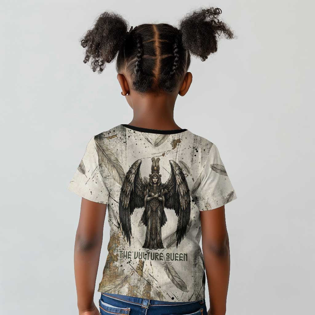 Mut Kid T shirt Vulture Queen Egyptian Mother Goddess Wings Feathers