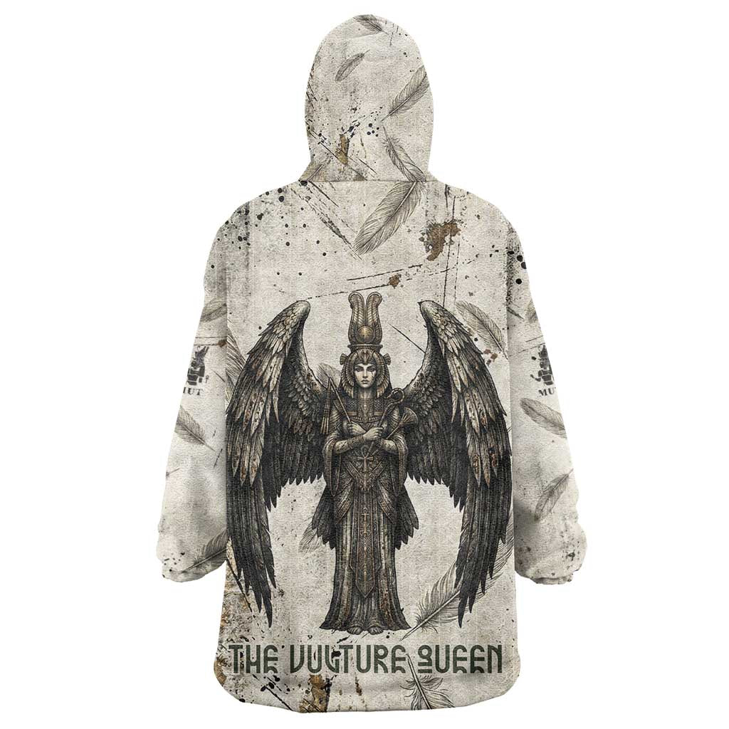 Mut Kid Wearable Blanket Hoodie Vulture Queen Egyptian Mother Goddess Wings Feathers