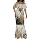Mut Mermaid Dress Vulture Queen Egyptian Mother Goddess Wings Feathers