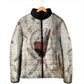 Mut Padded Jacket Vulture Queen Egyptian Mother Goddess Wings Feathers