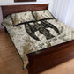Mut Quilt Bed Set Vulture Queen Egyptian Mother Goddess Wings Feathers