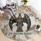 Mut Round Carpet Vulture Queen Egyptian Mother Goddess Wings Feathers