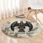 Mut Round Carpet Vulture Queen Egyptian Mother Goddess Wings Feathers