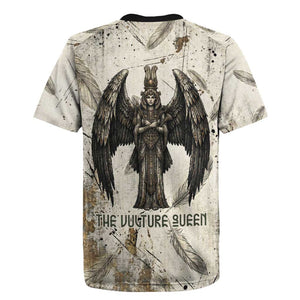 Mut Rugby Jersey Vulture Queen Egyptian Mother Goddess Wings Feathers