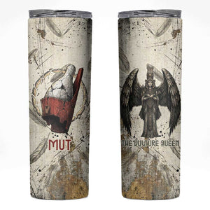 Mut Skinny Tumbler Vulture Queen Egyptian Mother Goddess Wings Feathers