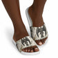 Mut Slide Sandals Vulture Queen Egyptian Mother Goddess Wings Feathers