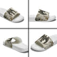 Mut Slide Sandals Vulture Queen Egyptian Mother Goddess Wings Feathers