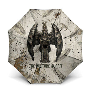 Mut Umbrella Vulture Queen Egyptian Mother Goddess Wings Feathers