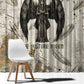 Mut Window Curtain Vulture Queen Egyptian Mother Goddess Wings Feathers