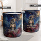 Mut Laundry Basket The Lioness of Thebes Egyptian Goddess Cosmic Crown Adorned Warrior Queen Design
