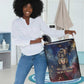 Mut Laundry Basket The Lioness of Thebes Egyptian Goddess Cosmic Crown Adorned Warrior Queen Design