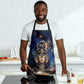 Mut Apron The Lioness of Thebes Egyptian Goddess Cosmic Crown Adorned Warrior Queen Design