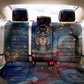 Mut Back Car Seat Cover The Lioness of Thebes Egyptian Goddess Cosmic Crown Adorned Warrior Queen Design
