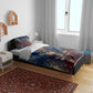 Mut Bedding Set The Lioness of Thebes Egyptian Goddess Cosmic Crown Adorned Warrior Queen Design