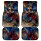 Mut Car Mats The Lioness of Thebes Egyptian Goddess Cosmic Crown Adorned Warrior Queen Design