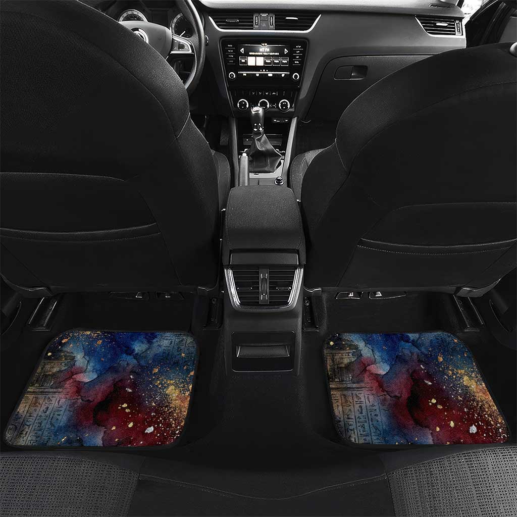 Mut Car Mats The Lioness of Thebes Egyptian Goddess Cosmic Crown Adorned Warrior Queen Design