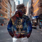 Mut Hoodie The Lioness of Thebes Egyptian Goddess Cosmic Crown Adorned Warrior Queen Design
