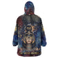 Mut Kid Wearable Blanket Hoodie The Lioness of Thebes Egyptian Goddess Cosmic Crown Adorned Warrior Queen Design