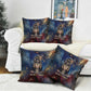 Mut Pillow Cover The Lioness of Thebes Egyptian Goddess Cosmic Crown Adorned Warrior Queen Design