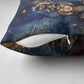 Mut Pillow Cover The Lioness of Thebes Egyptian Goddess Cosmic Crown Adorned Warrior Queen Design