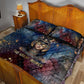 Mut Quilt Bed Set The Lioness of Thebes Egyptian Goddess Cosmic Crown Adorned Warrior Queen Design