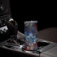 Mut Skinny Tumbler The Lioness of Thebes Egyptian Goddess Cosmic Crown Adorned Warrior Queen Design