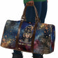 Mut Travel Bag The Lioness of Thebes Egyptian Goddess Cosmic Crown Adorned Warrior Queen Design
