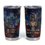 Mut Tumbler Cup The Lioness of Thebes Egyptian Goddess Cosmic Crown Adorned Warrior Queen Design