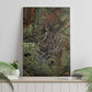 Neith Egyptian Canvas Wall Art War Goddess Terrifying One Dual Spears and Shield Battle Worn