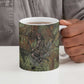 Neith Egyptian Ceramic Mug War Goddess Terrifying One Dual Spears and Shield Battle Worn