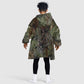 Neith Egyptian Kid Wearable Blanket Hoodie War Goddess Terrifying One Dual Spears and Shield Battle Worn