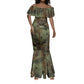 Neith Egyptian Mermaid Dress War Goddess Terrifying One Dual Spears and Shield Battle Worn