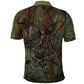 Neith Egyptian Polo Shirt War Goddess Terrifying One Dual Spears and Shield Battle Worn