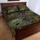 Neith Egyptian Quilt Bed Set War Goddess Terrifying One Dual Spears and Shield Battle Worn