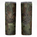 Neith Egyptian Skinny Tumbler War Goddess Terrifying One Dual Spears and Shield Battle Worn