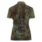 Neith Egyptian Women Polo Shirt War Goddess Terrifying One Dual Spears and Shield Battle Worn
