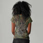 Neith Egyptian Women V-Neck T-Shirt War Goddess Terrifying One Dual Spears and Shield Battle Worn