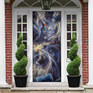 Neith Egyptian Door Cover Goddess Mother of All Cosmic Threads