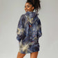 Neith Egyptian Hoodie Dress Goddess Mother of All Cosmic Threads