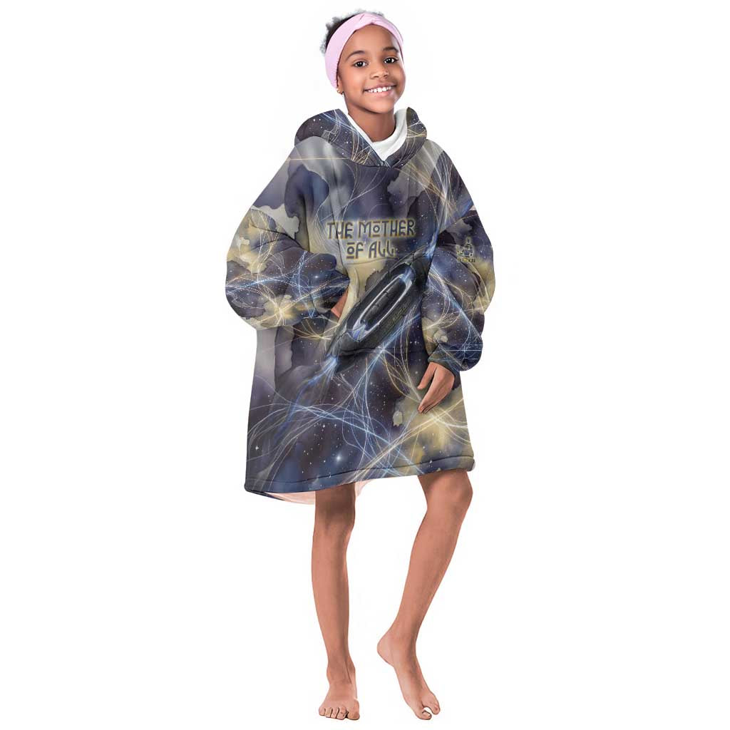 Neith Egyptian Kid Wearable Blanket Hoodie Goddess Mother of All Cosmic Threads