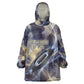 Neith Egyptian Kid Wearable Blanket Hoodie Goddess Mother of All Cosmic Threads
