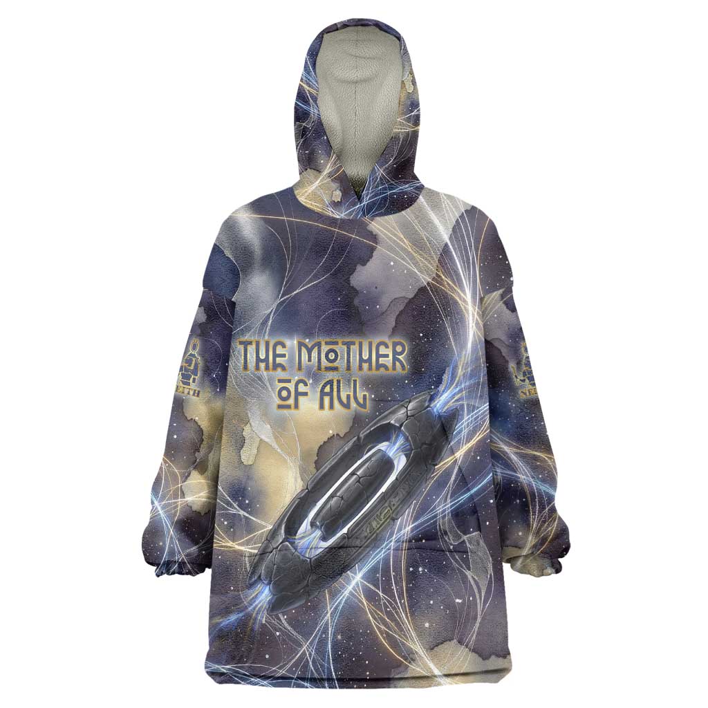 Neith Egyptian Kid Wearable Blanket Hoodie Goddess Mother of All Cosmic Threads