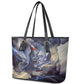 Neith Egyptian Leather Tote Bag Goddess Mother of All Cosmic Threads
