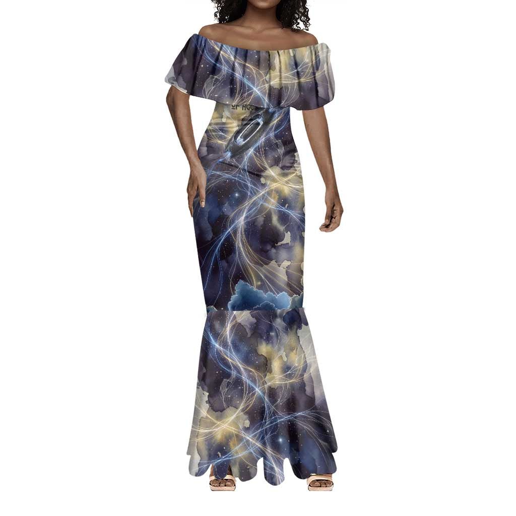 Neith Egyptian Mermaid Dress Goddess Mother of All Cosmic Threads