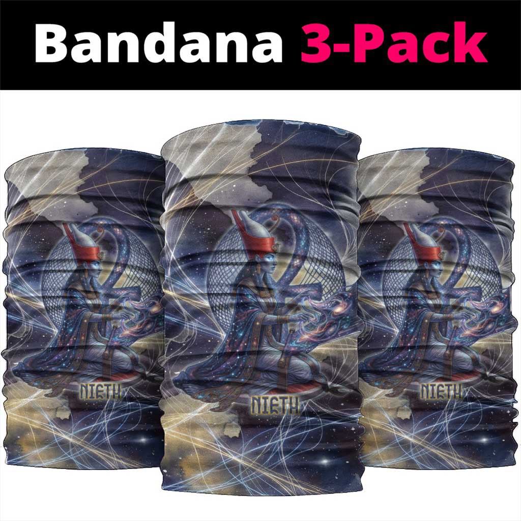 Neith Egyptian Neck Gaiter Goddess Mother of All Cosmic Threads