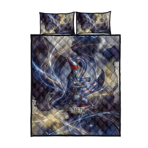 Neith Egyptian Quilt Bed Set Goddess Mother of All Cosmic Threads