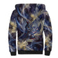 Neith Egyptian Sherpa Hoodie Goddess Mother of All Cosmic Threads
